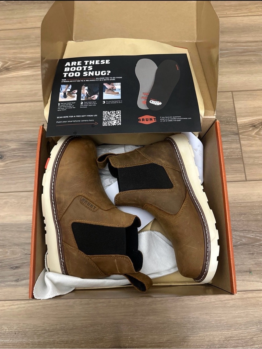 Brunt’s ohman Work Boots - Brown
